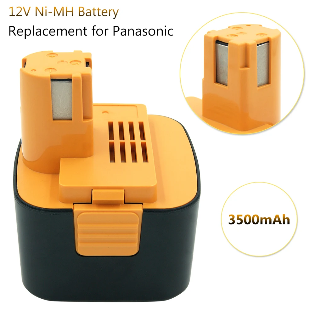 

12V 3500mAh Ni-MH Rechargeable Battery EY9201B For Panasonic EY9001 EY9101 EY9106 EY9108 EY9200 EY9201B 12V Power Tool Battery