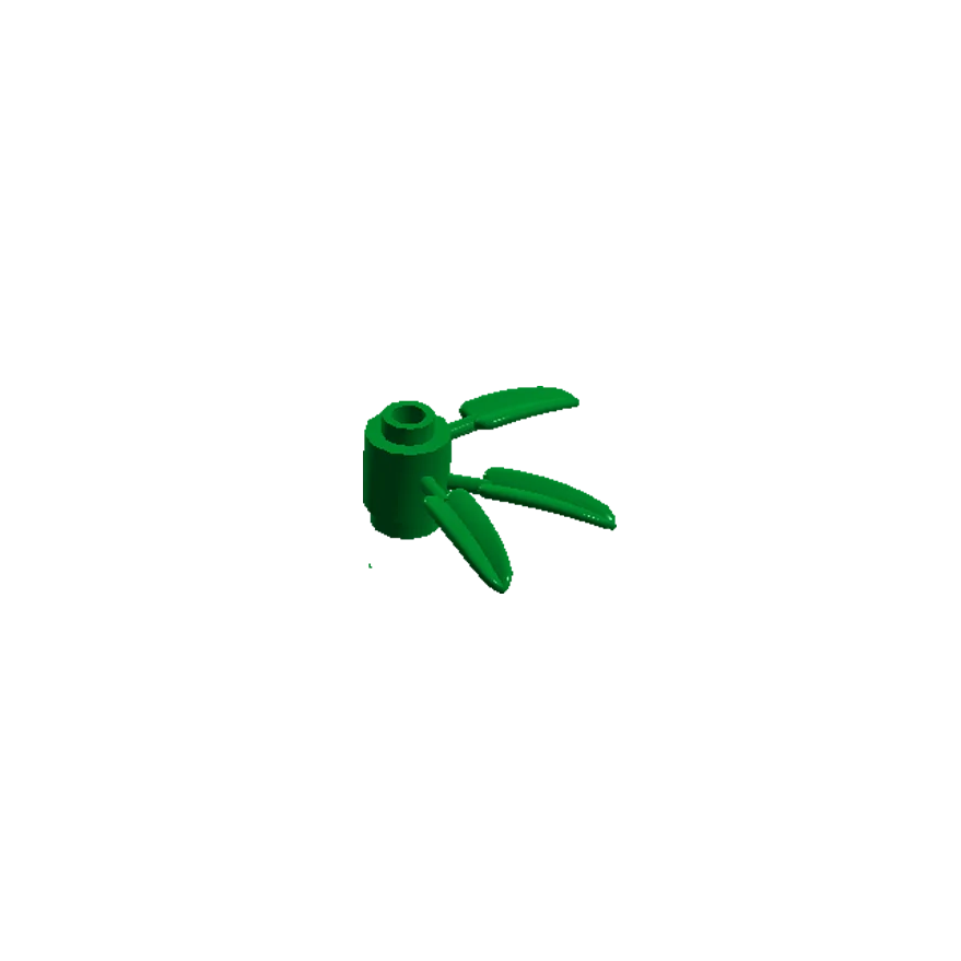 [Мс концентратор] 30 шт. листья бамбука 30176 строительные блоки маленького размера