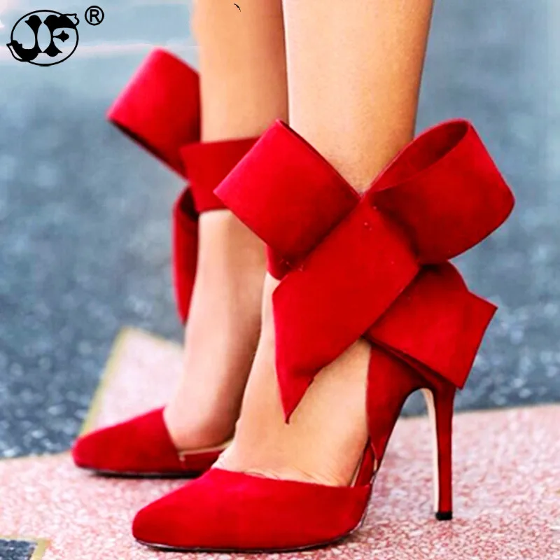 

Туфли-лодочки женские на высоком каблуке, заостренный носок, большой бант, туфли-лодочки, свадебные, красные, синие, зеленые, розовые, черные,...