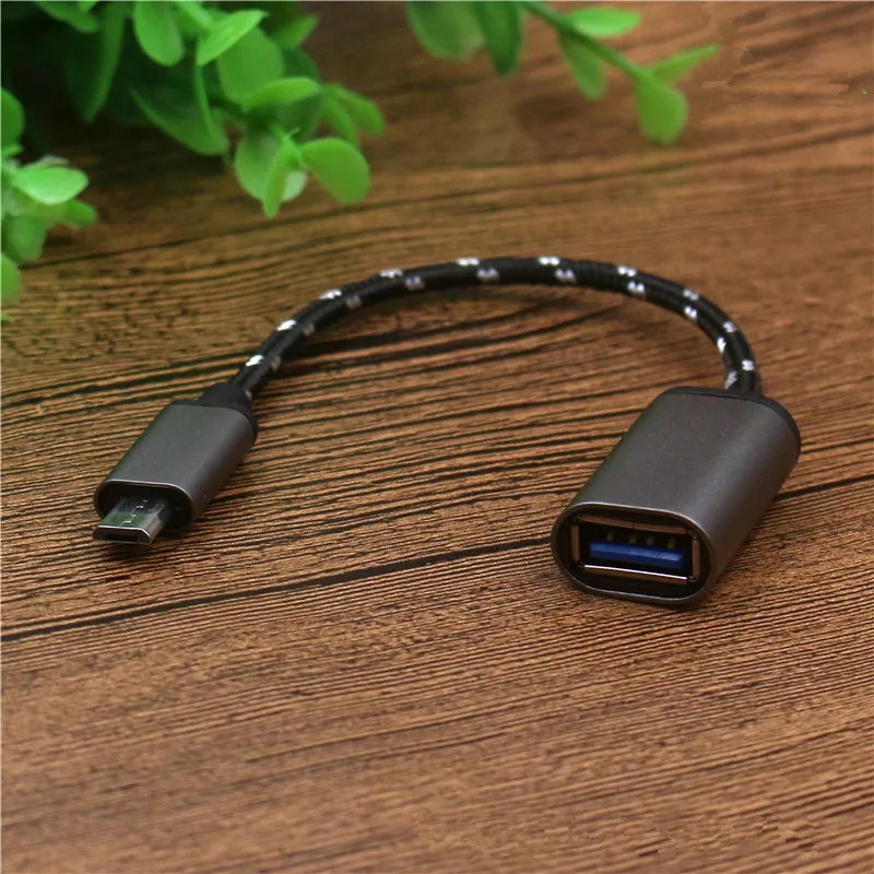 Кабель для передачи данных с Micro USB на OTG Кабель-преобразователь Samsung Xiaomi адаптер
