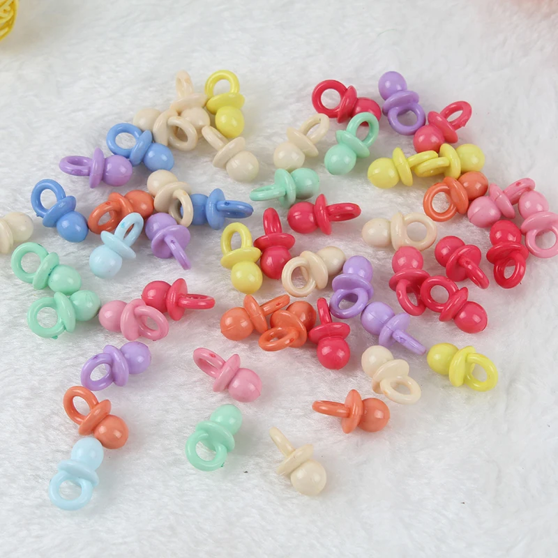 50 шт./упак. длиной 22 мм акриловые бусины DIY мини аксессуары для соски детские