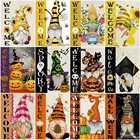 HUACAN 5D DIY бриллиантовый рисунок Рождество Санта Клаус Алмазная вышивка мультфильм полный квадратный круглый мозаика Добро пожаловать домашний декор