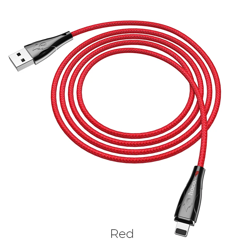 HOCO Магнитный usd кабель для iPhone 11 Pro XS Max X 7 6 Plus телефоны Быстрая зарядка type C USB кабель для передачи данных для Sam sung Xiao mi - Цвет: For red Lightning