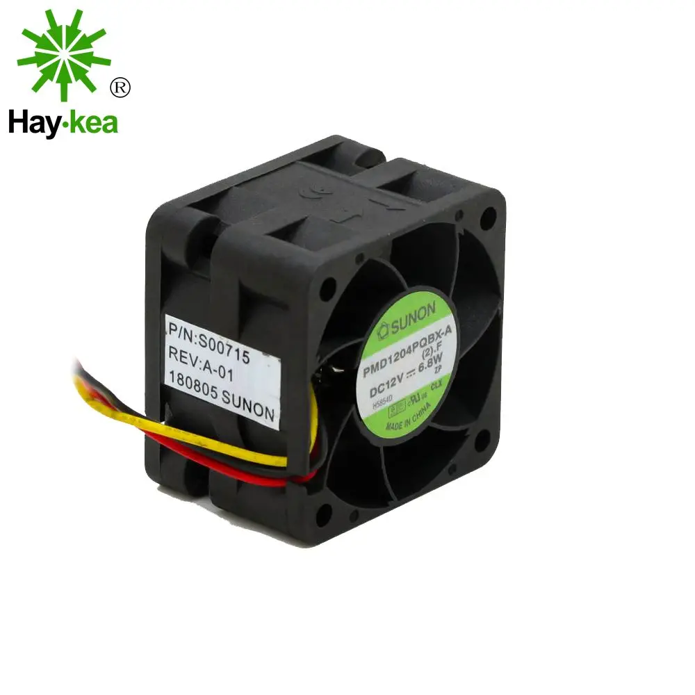 SUNON оригинальные PMD1204PQBX-A 4 см 4028 12 В 6,8 Вт высокоскоростные серверные вентиляторы 40*40*28 мм 3 провода 3 pin