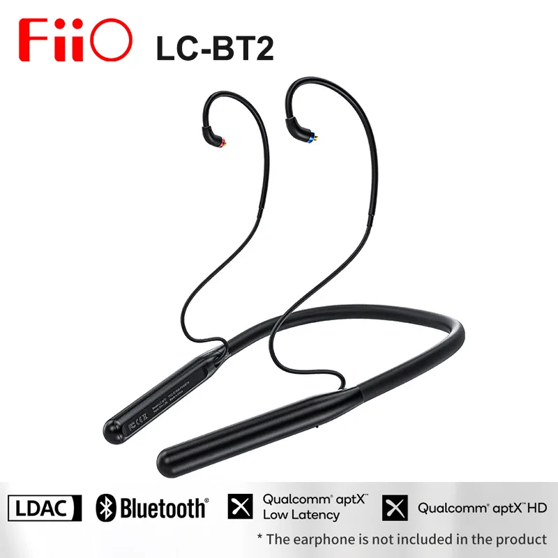 Шейный обод FiiO LC-BT2 CSR8675 + AKM AK4331 DAC Sports Bluethooth 5 0 кабель MMCX/0 78 мм разъемы SBC/AAC/aptX/LDAC |