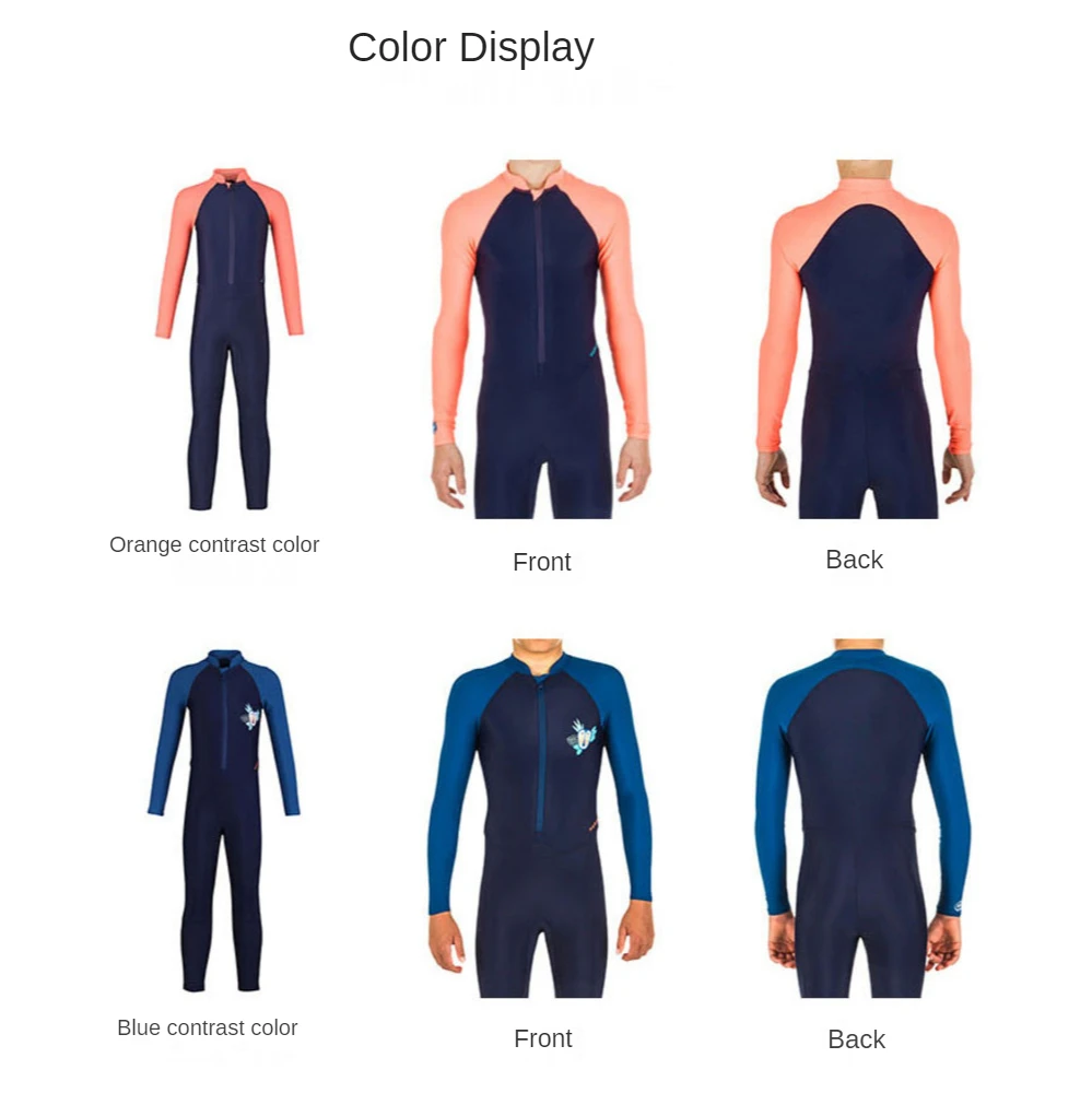 Decathlon детский цельный купальник для девочек Теплые Свитера с длинным рукавом