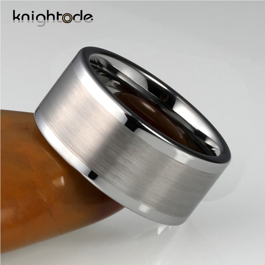 12 мм мужское кольцо из карбида вольфрама для большого пальца обручальные кольца