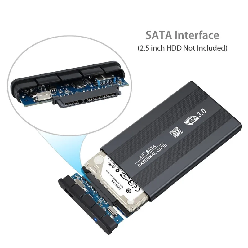 UTHAI G18 USB3.0/USB2.0 HDD Enclosure Mobile Case 2.5 inch SATA3 External Caddy USB2.0 HDD Hard Drive Box images - 6