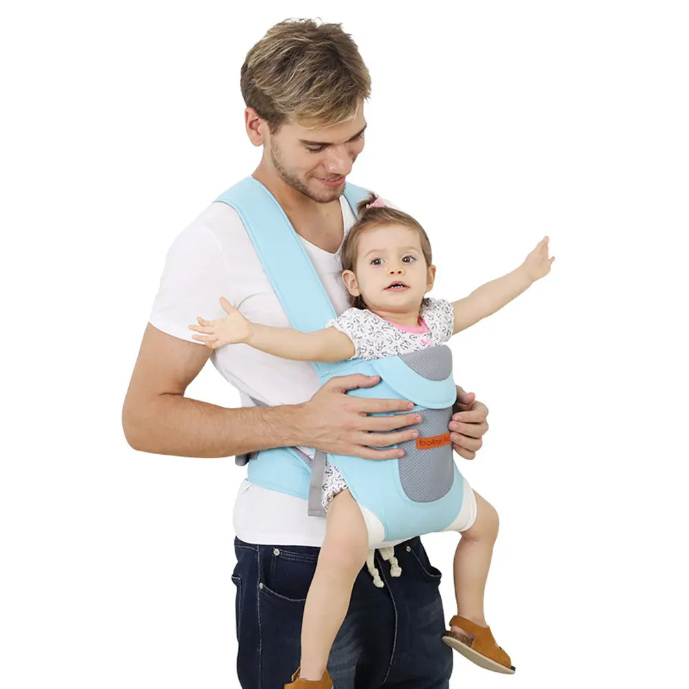 Ergonomic Newborn Baby Carrier Backpack Infant Kids Hipseat Sling Front Facing Kangaroo Lightweight Wrap for Travel | Мать и ребенок