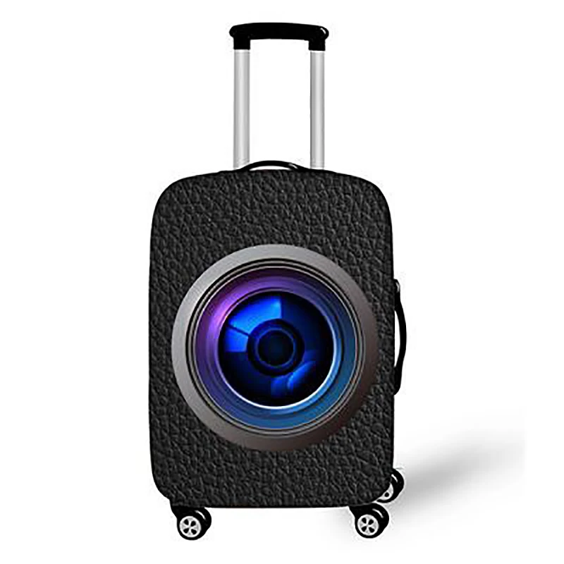 Женский и мужской чехол для багажа на молнии с принтом пыленепроницаемый