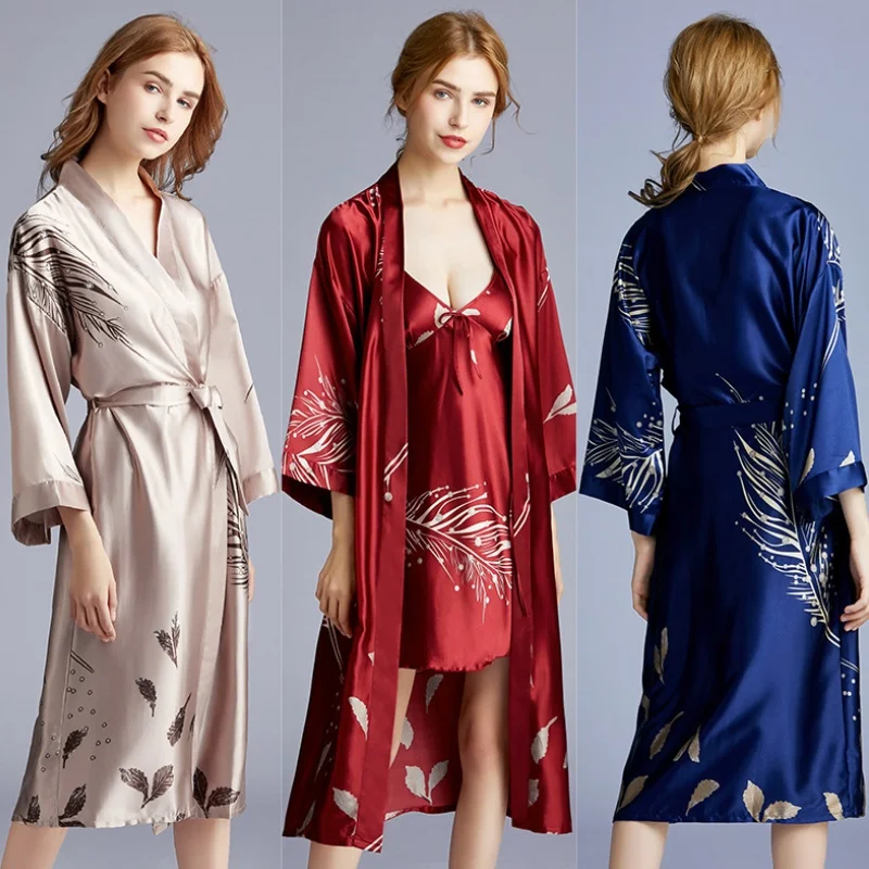 Японская Пижама Yukata женское шелковое сексуальное японское платье Kimonos азиатская