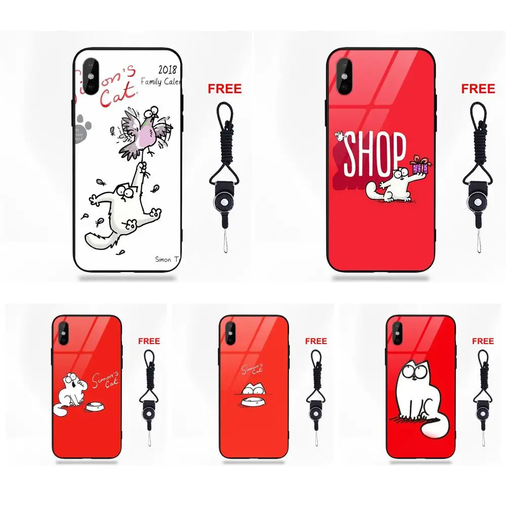Силиконовый ТПУ оправа закаленное стекло Чехлы для Apple iPhone 5 5C 5S SE 6 6S 7 8 Plus X XS Max XR