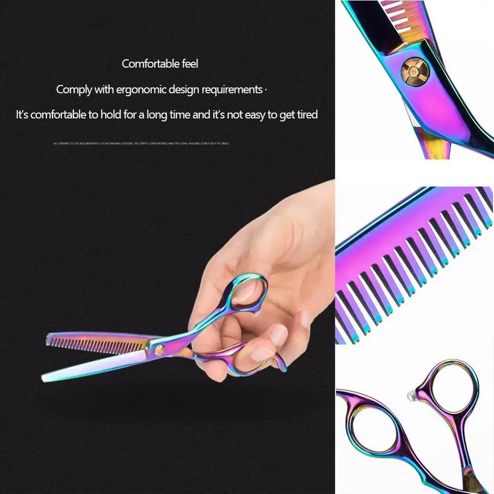 6 дюймов профессиональные ножницы для стрижки волос филировочные парикмахерские