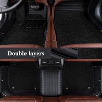 good quality custom special car floor mats for mitsubishi pajero sport 5 seats 2022 2016 waterproof double layers carpets rugs