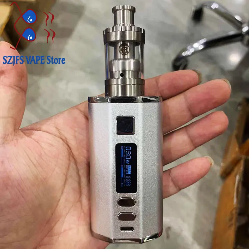 

200W TC Box Mod with 4400mah built in battery 2.5ML 0.3ohm coil tank 510 Mod vape vs jsld hookah electronic cigarette vapor kit