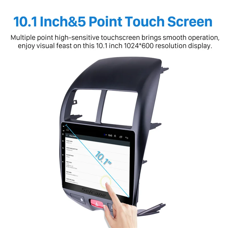 Seicane Android 8 1 10 "GPS автомобильное радио головное устройство для CITROEN C4 2010 2011 2012 2013