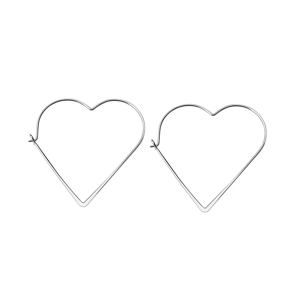 Женский из нержавеющей стали Гладкий минималистичный стиль большой узор