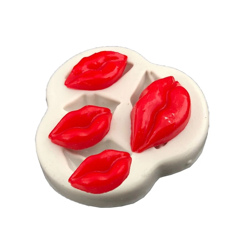 Новые Сексуальные Губы силиконовые формы помадка украшения торта инструменты