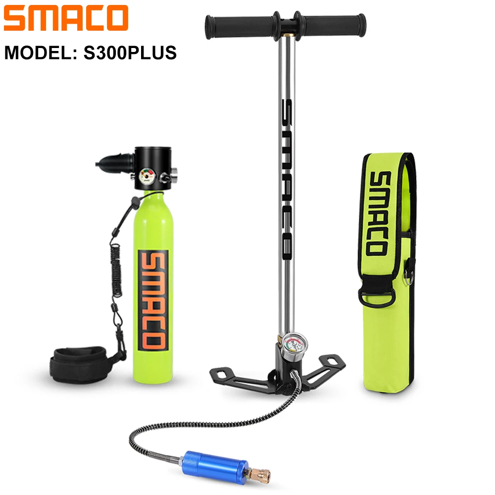 SMACO S300Plus 0.5L оборудование для подводного плавания кислородный резервуар набор