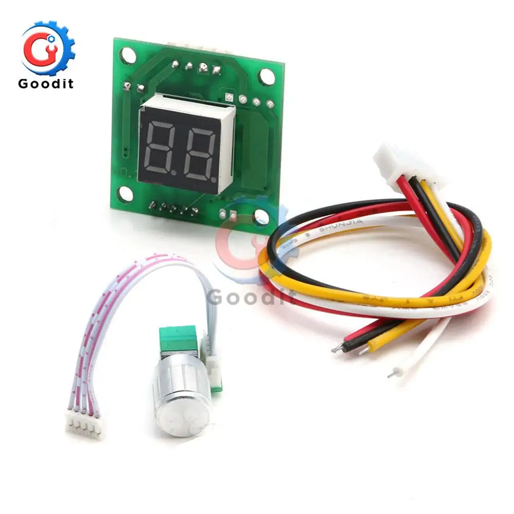 С источником питания от постоянного тока 6 V 28 Мотор регулятор скорости 12V 24V PWM