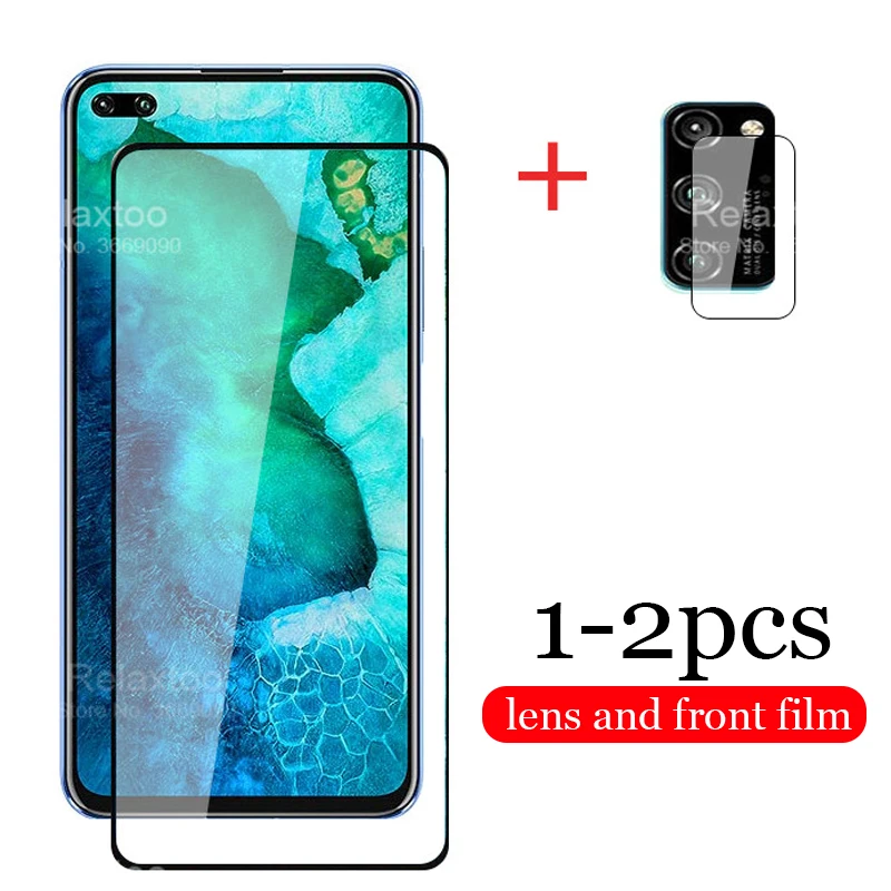 Защита экрана для объектива камеры Huawei Honor View30 Pro закаленное стекло Honer V 30 View 30Pro