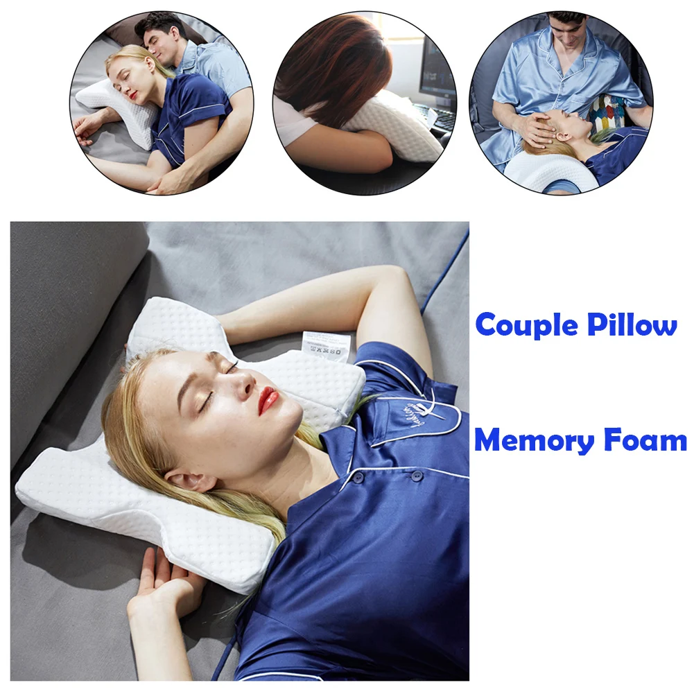 Memory Foam защитная подушка для шеи постельные принадлежности Бытовая медленная отскока памяти анти-давление подушка для рук здоровье шеи пара подушка
