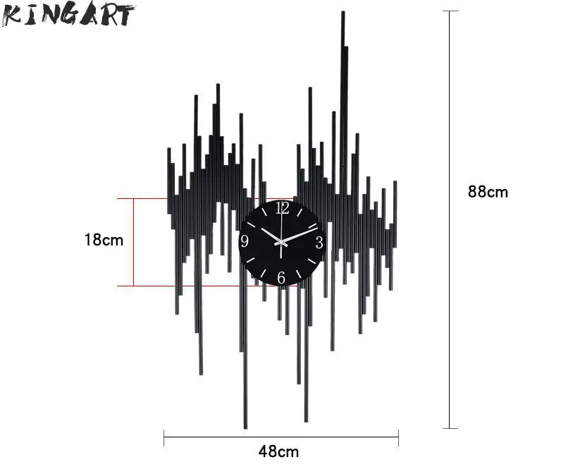 Большие настенные часы современный дизайн простые большие Ресторан украшение