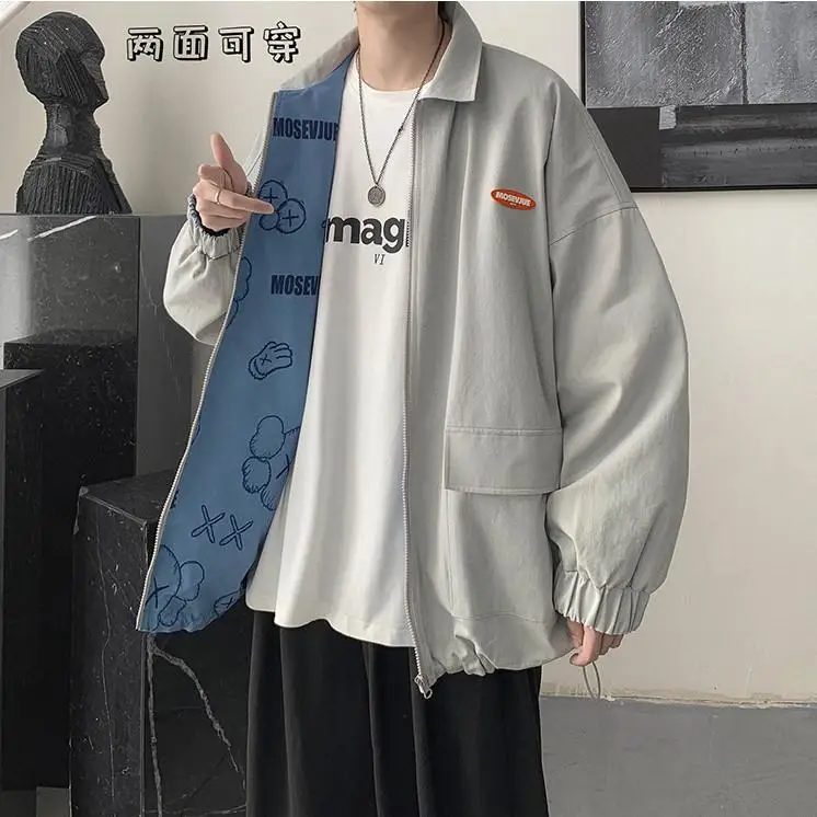 

Spring coat men's double face jacket