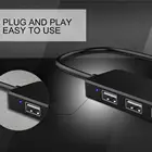 Адаптер 480MS usb-хаб, 4 порта для ПК, ноутбуков, аксессуары, Разветвитель USB 2,0, Удлинительный кабель для мыши, клавиатуры
