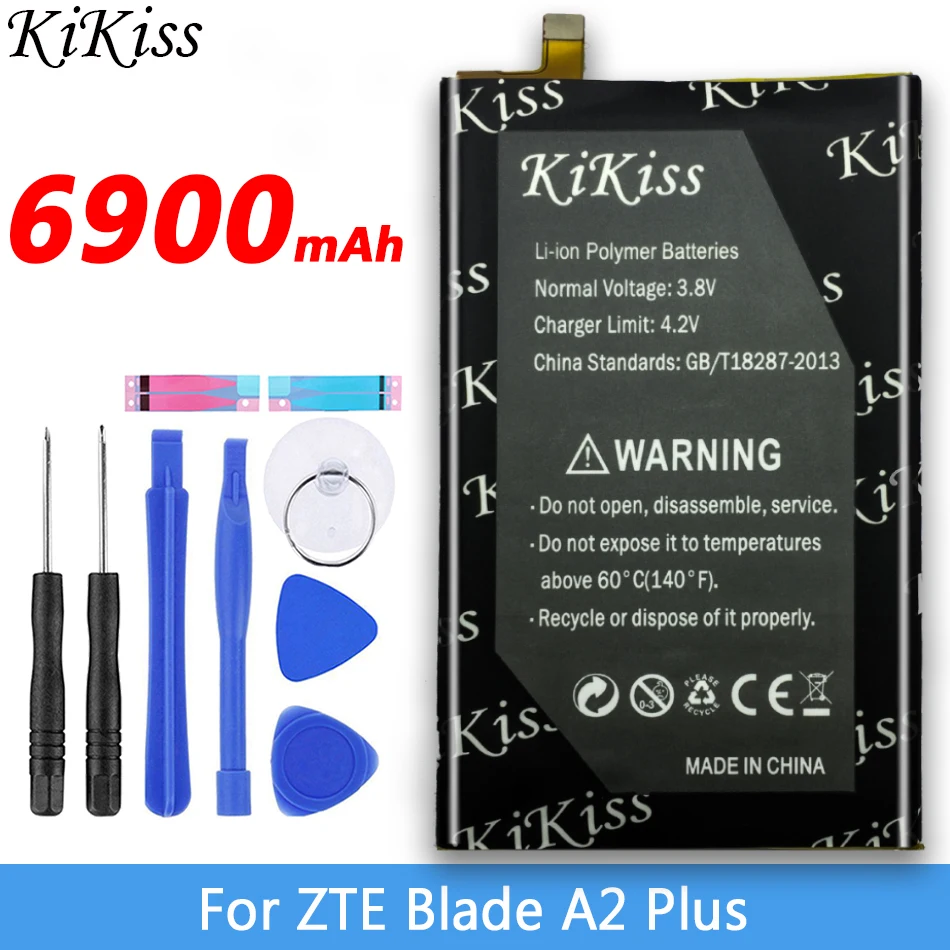 

Аккумулятор Li3949T44P8h945754 на 6900 мА · ч для смартфона ZTE Blade A2 Plus BV0730 A2Plus / ZTE Blade A610 Plus аккумулятор + трек-код