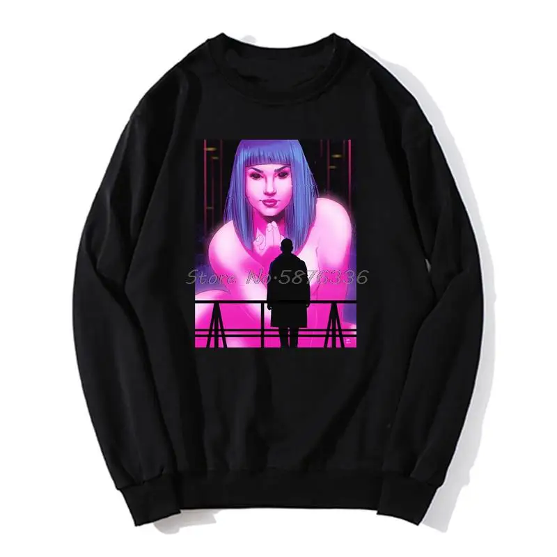 Черная мужская толстовка с капюшоном блейд бегун Райан Гослинг фильм к и Джей