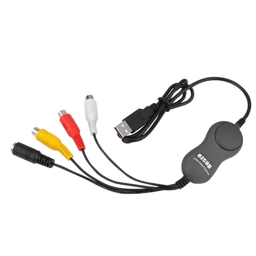 EZCAP159 USB 2 0 карта аудио-и видеозахвата преобразователь аналоговый видео аудио в