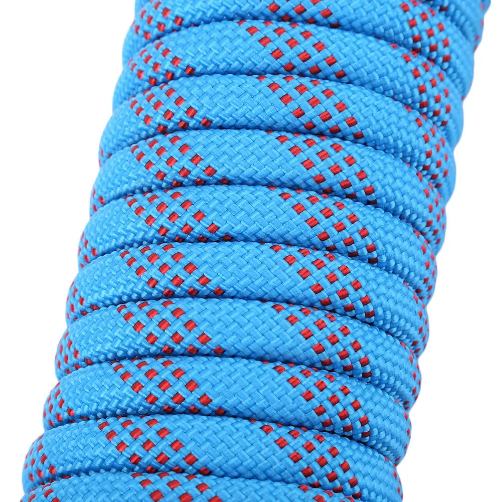 Outdoor Climbing Rope 12mm Heavy Duty Paracord Panchute Lanyard with Carabiner Camping Survival Equipment Accessories | Спорт и