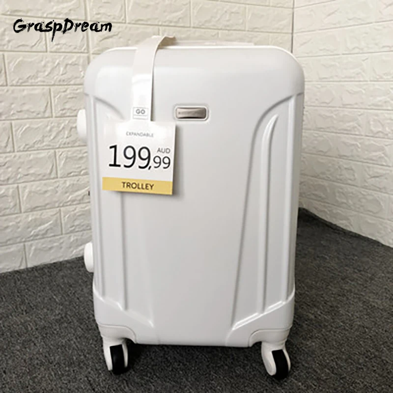 Italian fashion brand small turtle trolley suitcase ultralight expand men women rolling luggage box scratch-proof suitcase
