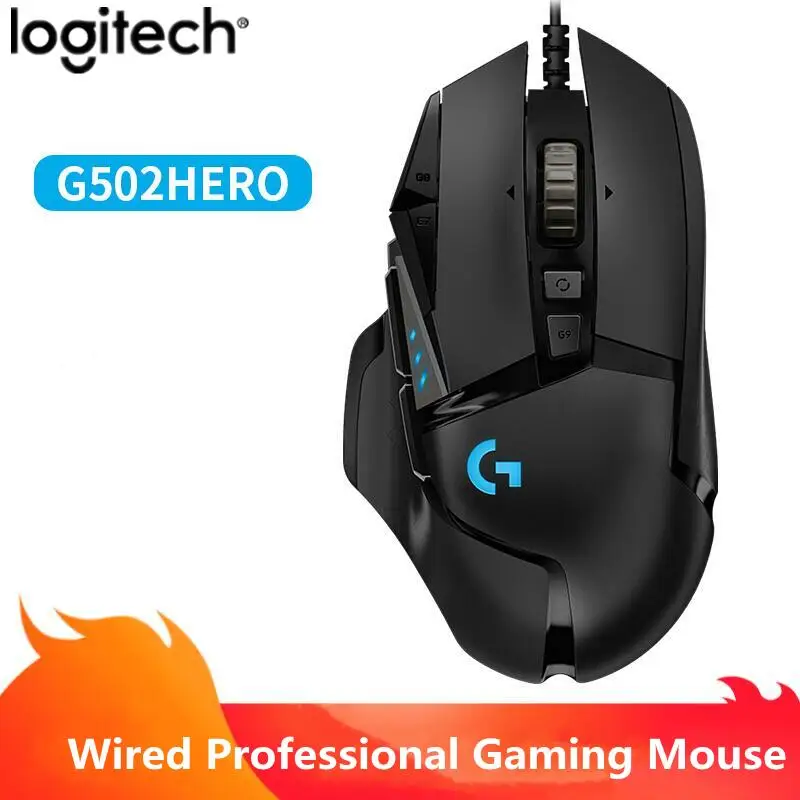 Original Logitech G502HERO gaming mouse wired/G502 LIGHTSPEED wireless RGB mechanical athletic mouse USB laptop gaming mouse