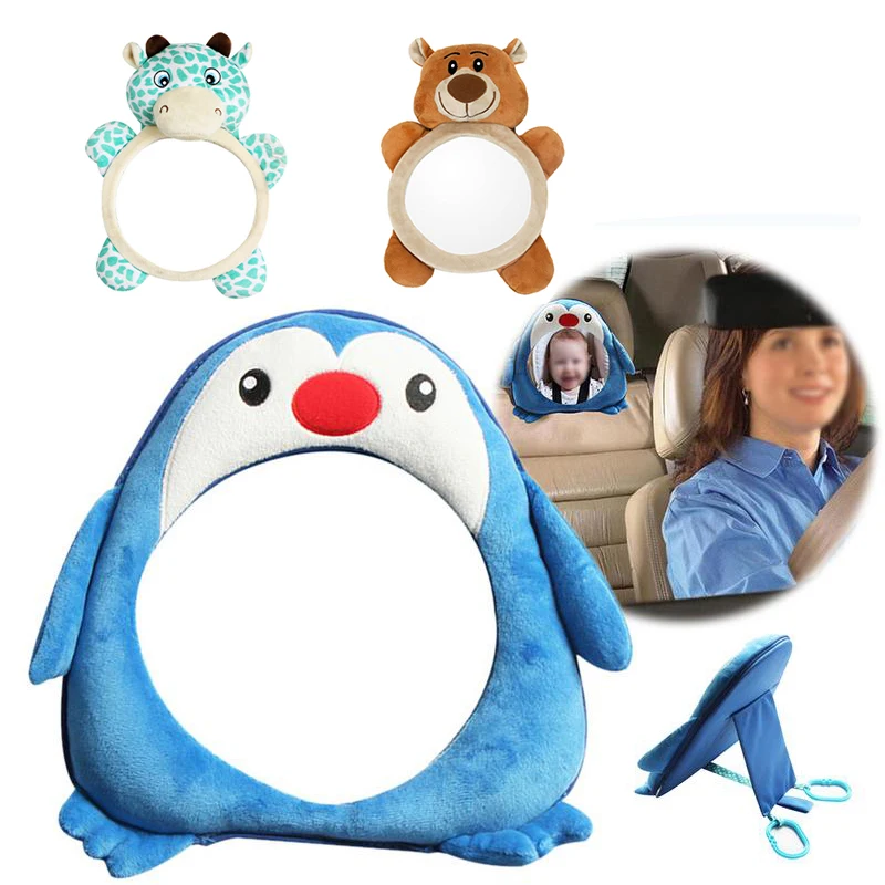 Baby Rear Facing Mirrors Safety Car Back Seat Easy View Mirror Adjustable Useful Cute Infant Monitor for Kids Toddler Child | Мать и