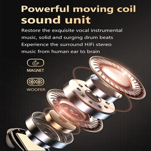 bluetooth earphones 3500mah power bank wireless headphones noise cancellation headsets sports earbuds for xiaomi huawei iphone free global shipping