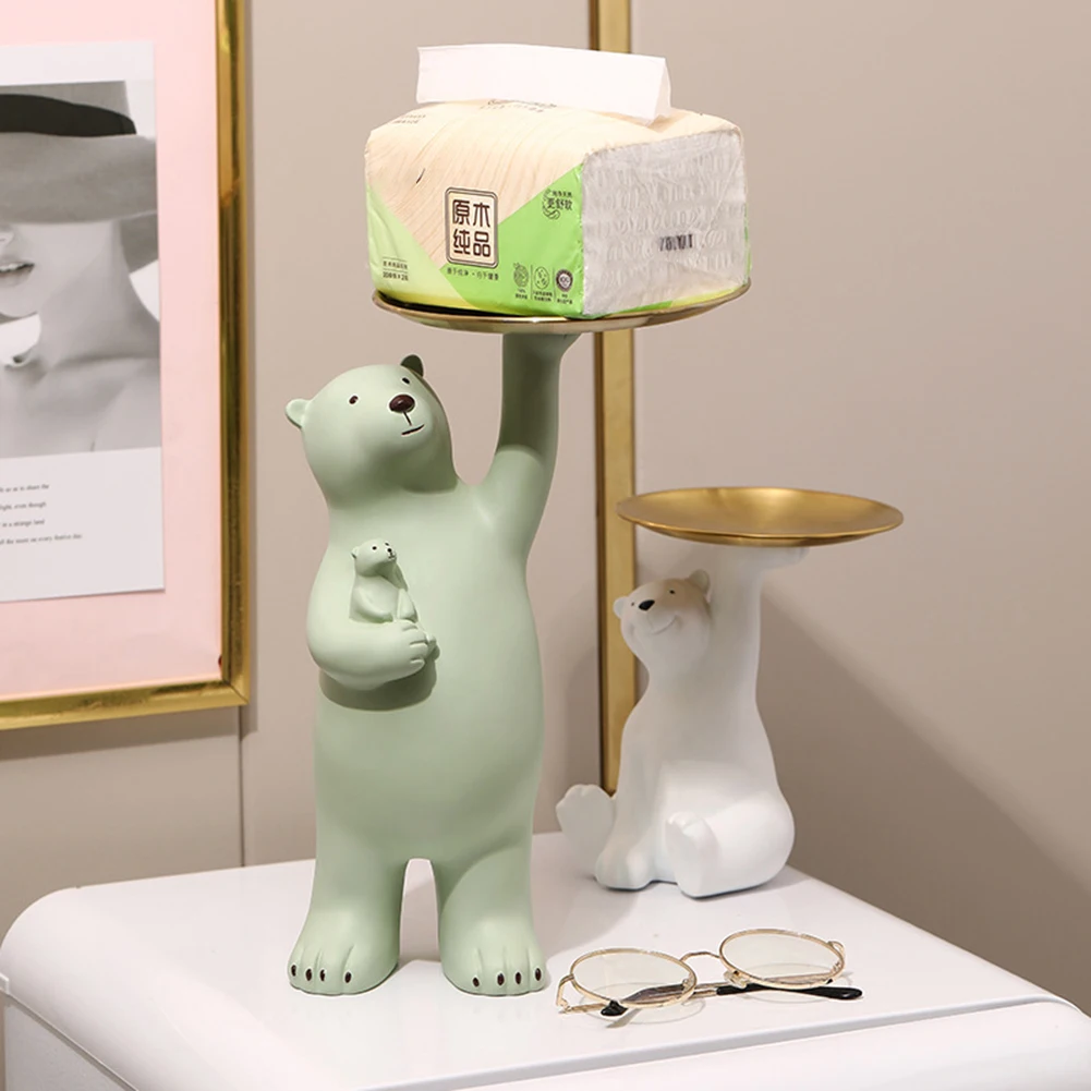 

Белый оригинальный поднос для хранения, Декор для дома, гостиной, стола в скандинавском стиле, настольный поднос для хранения, скульптура