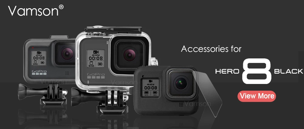 Vamson для Gopro Hero 7 6 5 Аксессуары Водонепроницаемый защитный корпус чехол для дайвинга 45 м защитный для Gopro Hero 6 5 камера VP630