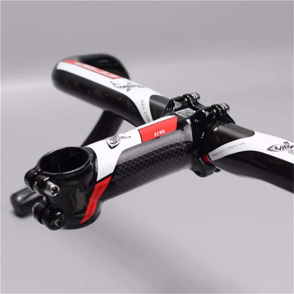 

Cycling Stem Road Bike Aluminum+Carbon Fiber MTB Stem 6 Degrees Handlebar Stems 31.8mm Carbon Fiber Stem Carbon Stem