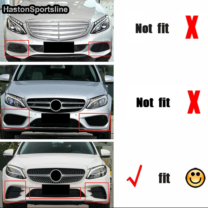 Brabus Стиль для Mercedes-Benz W205 бампер AMG 4DR C205 2DR S205 5DR C180 C200 C300 C43 углеродного волокна переднего бампера v-стиля 2019UP