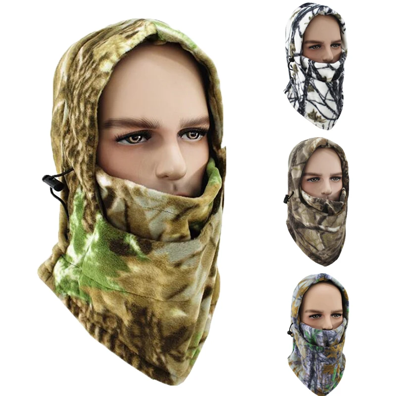

балаклава Hood Full Head Face Mask Hat Neck Warm Helmet Beanies For Men Women Exercise Bicycle Thermal Fleece Balaclava Hats