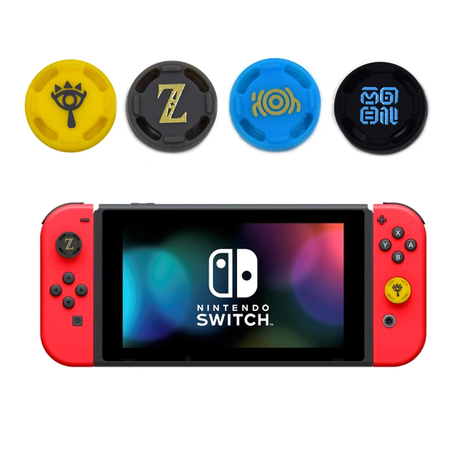 4 Переключатель Lite Grip Caps силиконовый защитный Thum палочки для rend переключатель Joycon 3D Джойстик Геймпад контроллер Joypad - Цвет: 4