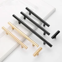 brushed black gold straight cupboard handles knobs stainless steel brushed black gold kitchen door handles brass cabinet pull