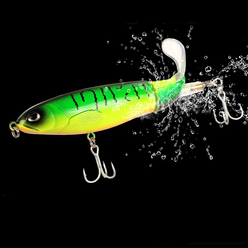 

Minnow Fishing Lure Propeller tractor Hard Bait 10/14CM Artificial Lures 3D Eyes Wobbler Trolling Crank baits Jig Fishing tackle