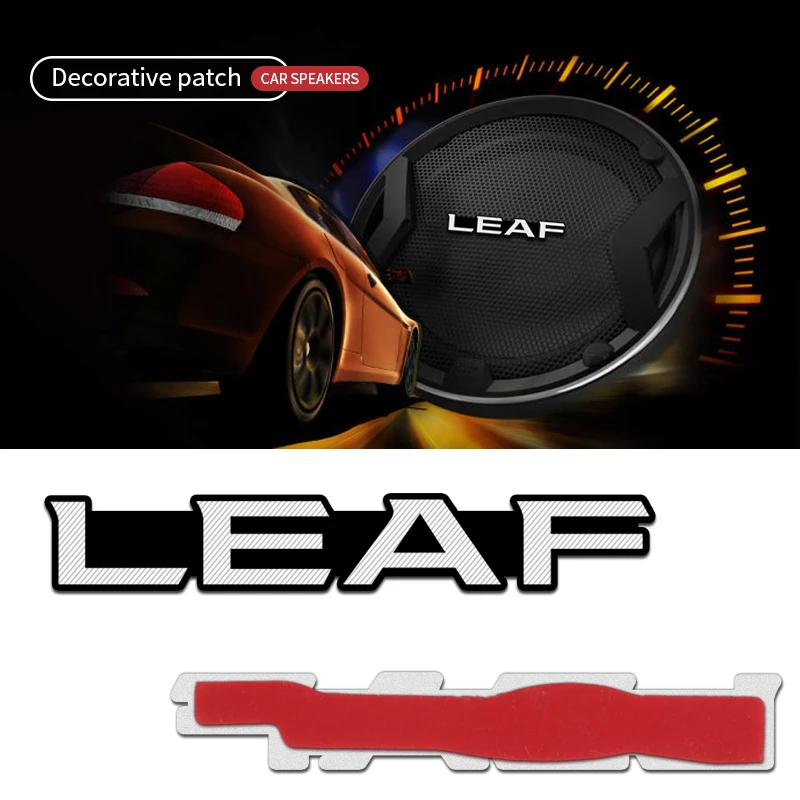 10 шт. 3D алюминиевый динамик стерео значок эмблема наклейка для Nissan Leaf Qashqai j10 j11 x
