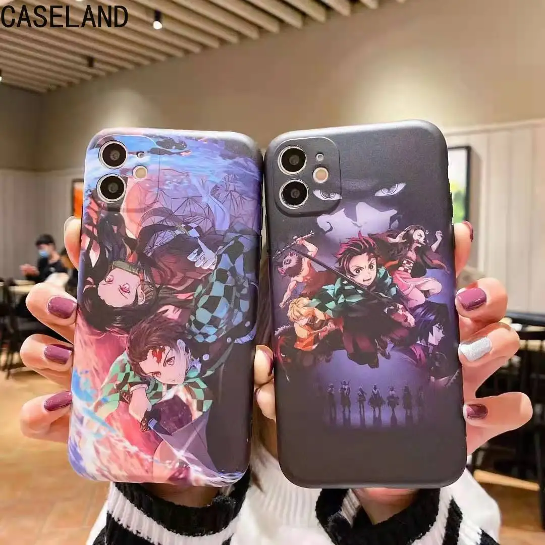 

Fashion iPhone Case Anime Demon Slaye 12 11 Pro Max XR SE 7 8