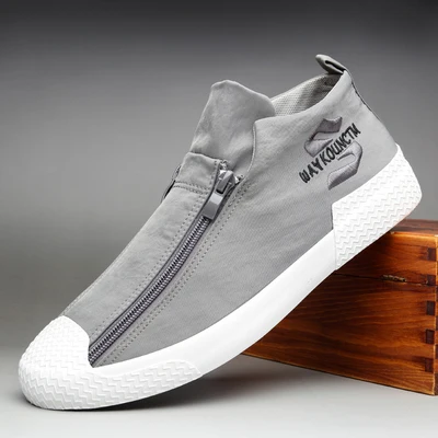 Мужские парусиновые туфли Мэгги Уокер Повседневная модная обувь без застежек