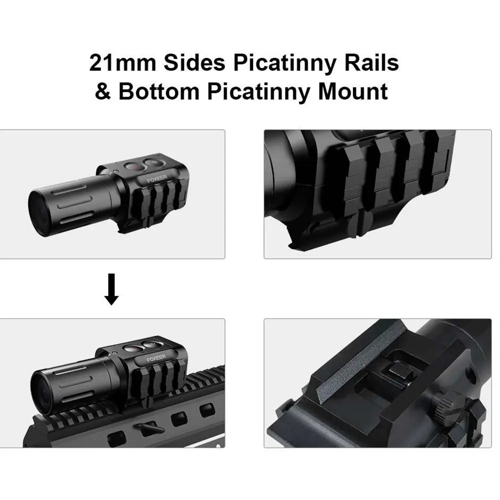 Фоксир Легенд 4К 25мм/35мм/50мм Воздушный оптический прицел для экшн-камеры FPV Mini с цифровым зумом 1X-5X с Wi-Fi-приложением для Части Аксессуары на CNC Ambrella.