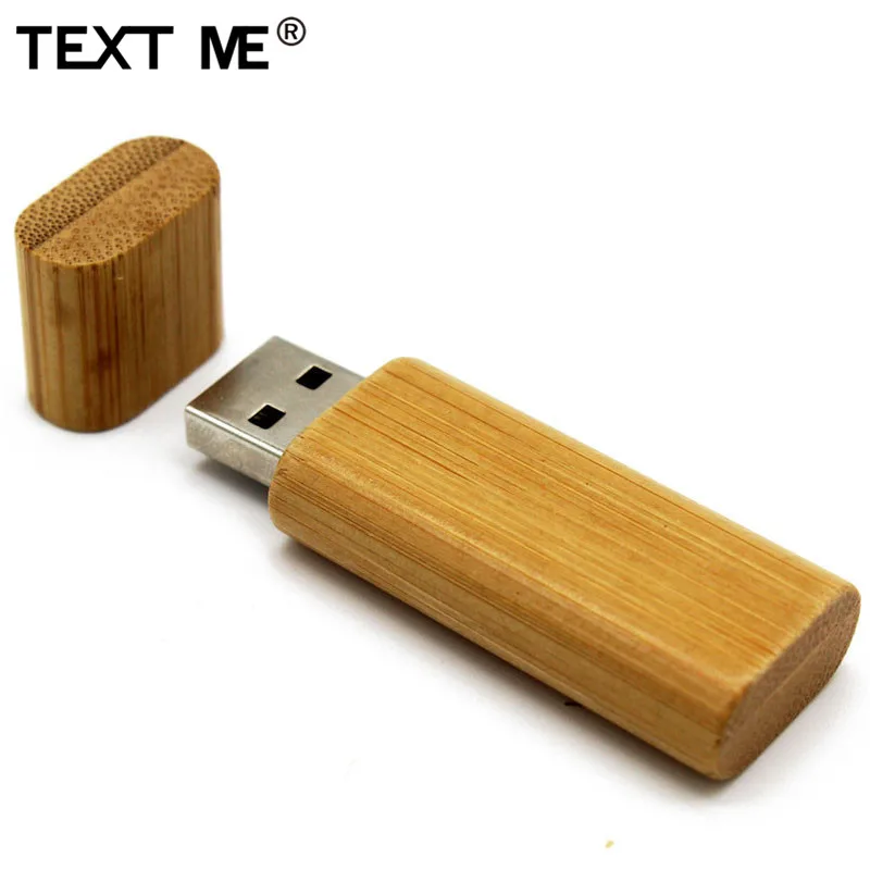 Usb флеш-накопитель с логотипом бамбукового ореха 4 ГБ 8 16 32 64 usb 2 0 5 цветов на заказ